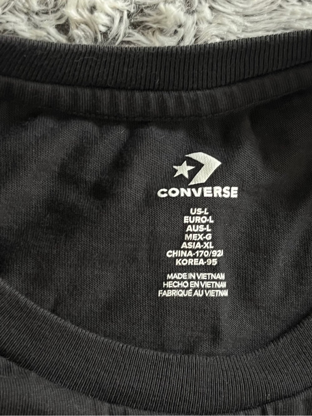 converse cropped tee shirt with retro skater graphic - Picture 2 of 3